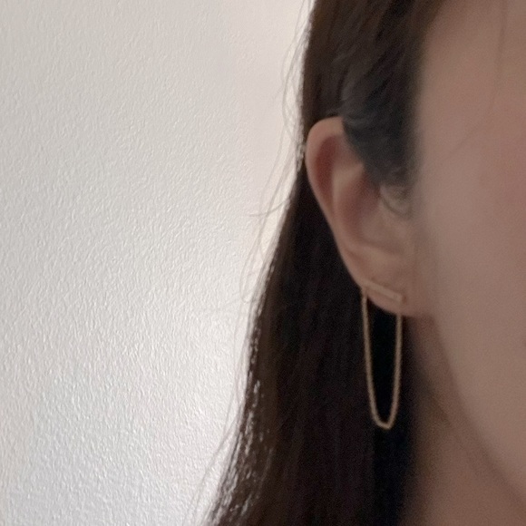 Anthropologie drop chain earrings - Picture 6 of 6